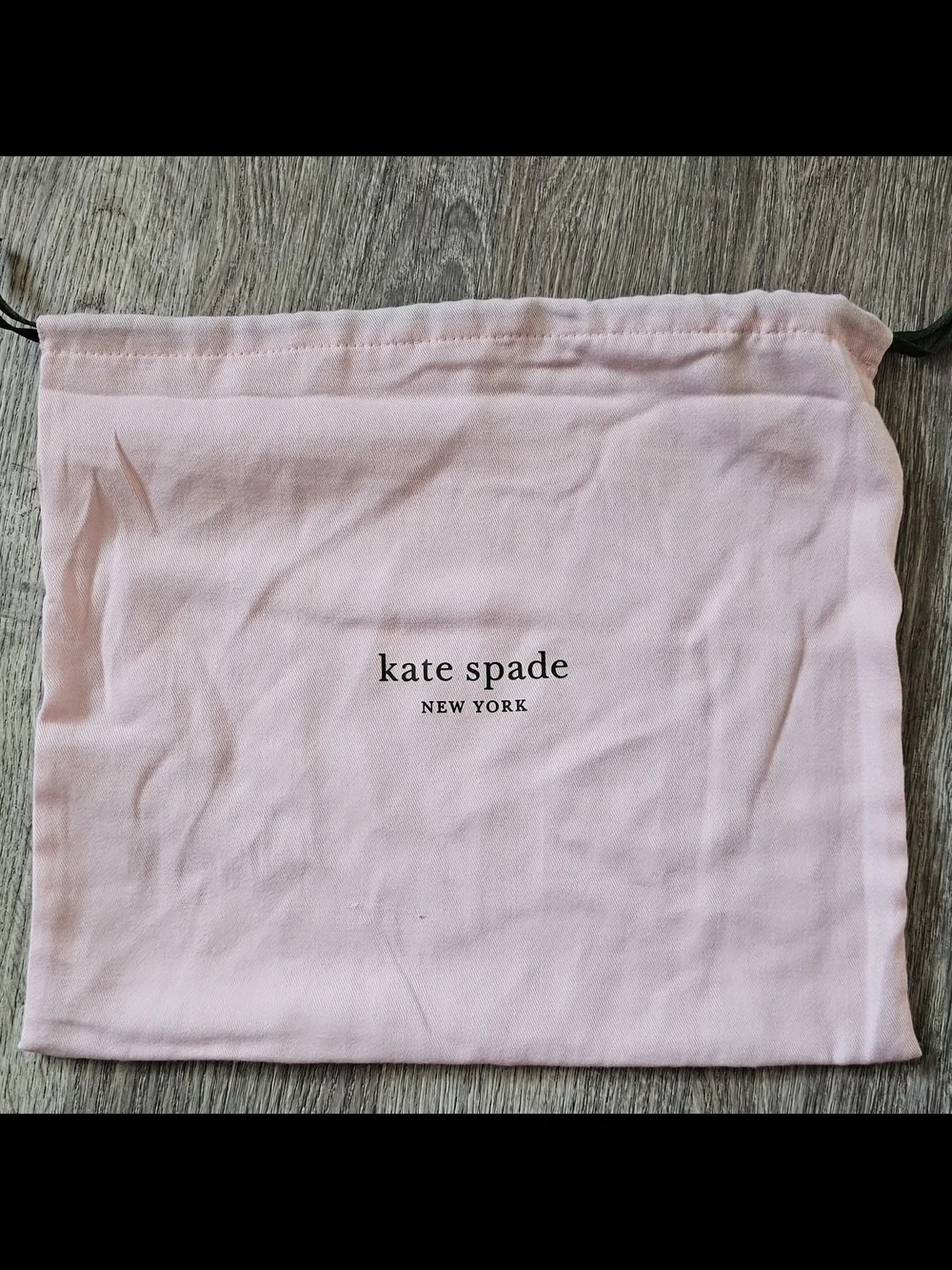 Kate Spade New York Pink Drawstring Dust Bag Cover 12” x 12”